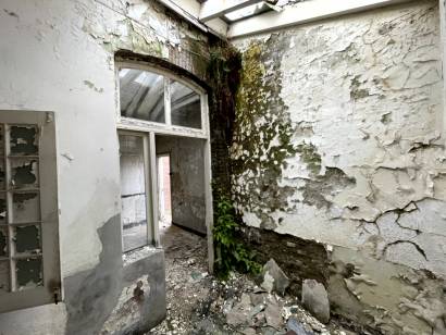 Goirle - Kantoor Ververij, Stoommachinehuis en Fabrieksschoorsteen